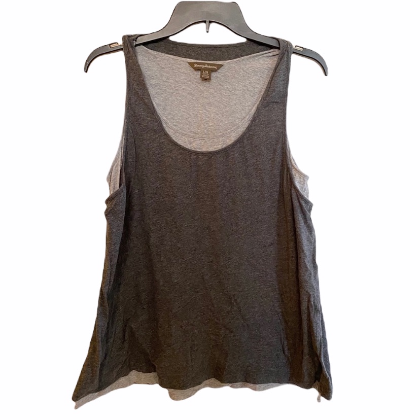 Tommy Bahama - Grey Layered Tank Top (Nwot) Size: Large